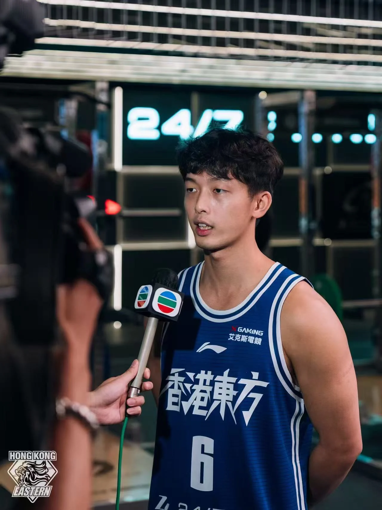 Eastern Basketball · Courtside interview