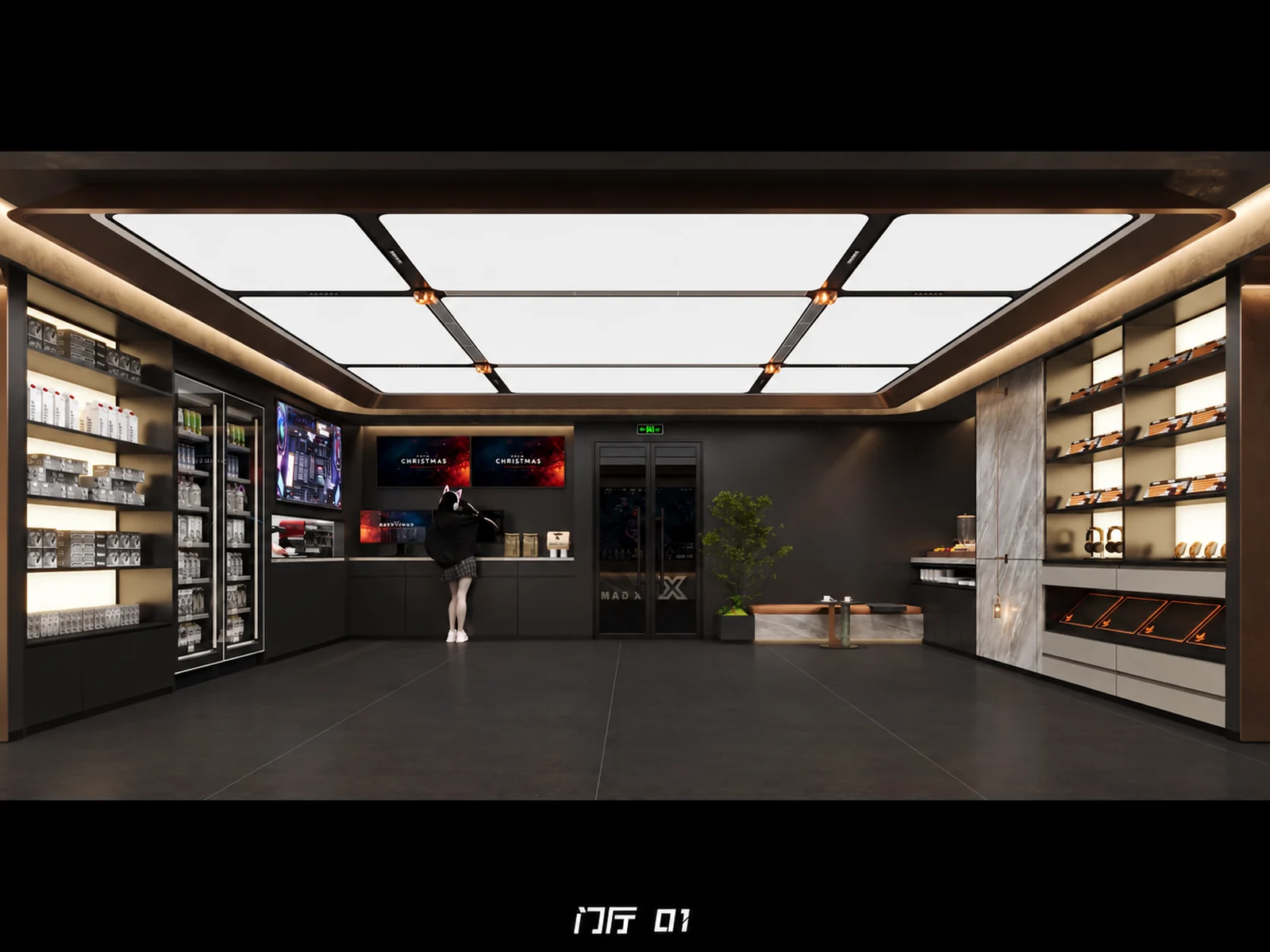 Macau · Entrance lobby — Design rendering